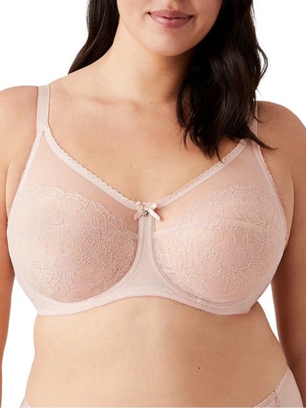 🐷 Wacoal Retro Chic Unlined Underwire Bra - Rose Dust